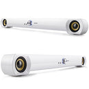 Saxhorn Computer Speakers Sound Bar for Desktop/Laptop USB Powered - White - Like New