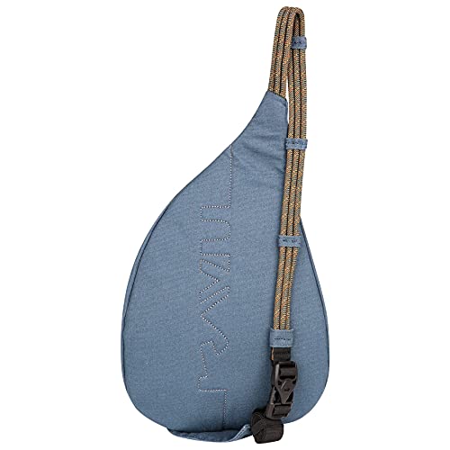 KAVU MINI ROPE BAG COTTON CROSSBODY SLING ONE SIZE OCEAN BLUE - Brand New