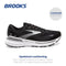 1203811B004 BROOKS WOMEN ADRENALINE GTS 23 SUPPORTIVE BLACK/WHITE/SILVER SIZE 9 - Like New