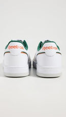 Reebok Unisex Phase Court Sneaker White/White/Dark Green Size 8 Women/6.5 Men - Like New