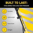 TOPEAK JOEBLOW SPORT III HIGH PRESSURE BIKE FLOOR PUMP 160PSI 3" GAUGE - BLACK - Brand New