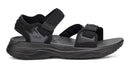 TEVA ZYMIC SANDALS - SIZE: MEN 12 - BLACK - Like New
