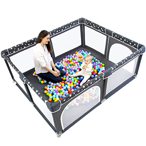 Baby Playpen, ANGELBLISS Playpen for Babies Toddlers Extra Large Playard - Like New