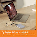 WD 2TB MY PASSPORT ULTRA FOR MAC SILVER - WDBKYJ0020BSL-WESN - Like New