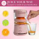 Paris Hilton Electric Lemon Lime Orange Juicer, Mini Portable, PH12055 - Pink - Like New