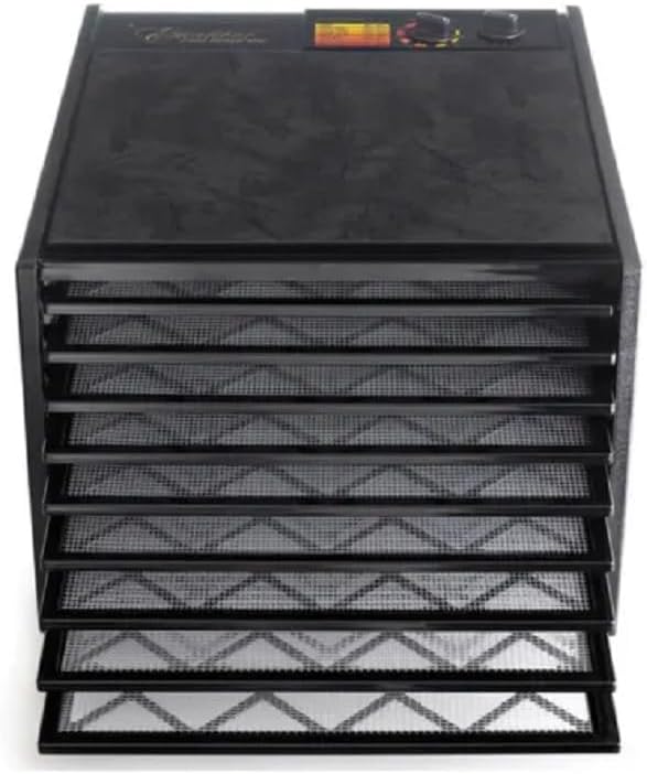 Excalibur 3926TB Electric Food Dehydrator Machine 26-Hour Timer - Black Like New