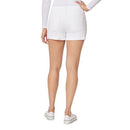 WNJ14184L J100 WOMEN'S WALLFLOWER SASSY DENIM SHORTS WHITE 9 - Brand New