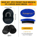 Wave Pomade Men Strong Hold Easy Wash 360 Wave Training Hair Cream (Blue) - Brand New