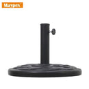 MAYPEX 27 LBS. HEAVY-DUTY PATIO UMBRELLA BASE IN BLACK - Like New