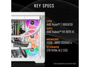 Thermaltake Gaming Desktop PC NE 9897X-V380S AMD Ryzen 7 9800X3D 32GB DDR5 2TB