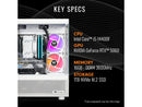 Thermaltake Gaming Desktop PC NE i1460S-V170S Intel Core i5-14400F 16GB DDR4 1TB