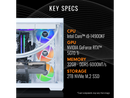 Thermaltake Gaming Desktop PC NE i1470TS-V380S Intel Core i9-14900KF 32GB DDR5