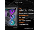 Thermaltake Gaming Desktop PC NE u2780-V380V2 Intel Core Ultra 7 270K Plus 32GB