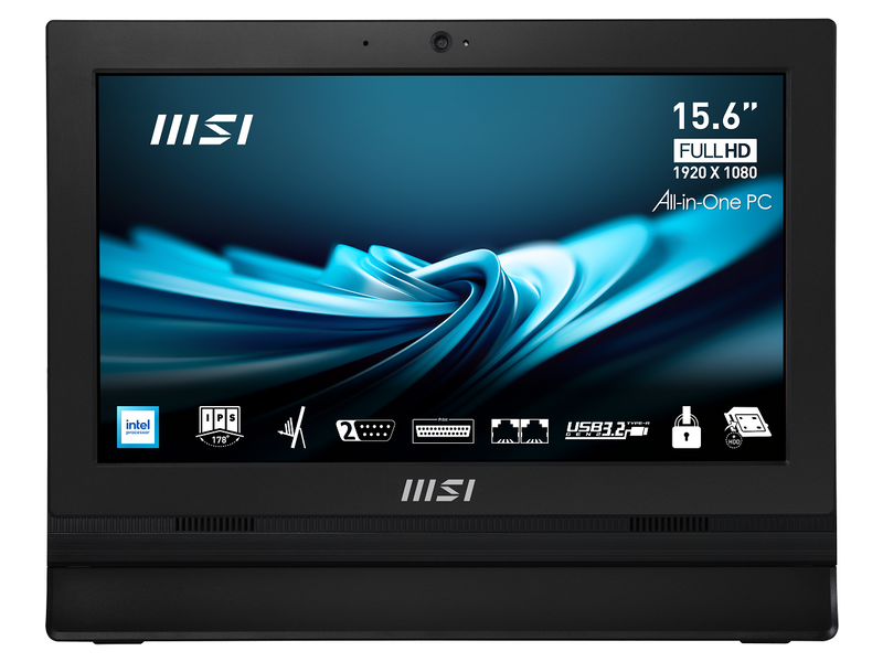 MSI All-in-One Computer PRO AP162T ADL-020US Intel N100 4GB DDR4 128 GB PCIe SSD