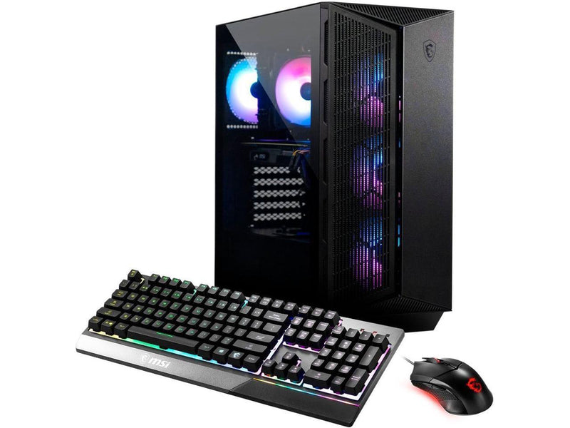 MSI Gaming Desktop AMD Ryzen 7 5700G 3.80 GHz 16GB DDR4 RAM 1TB M.2 NVMe SSD AMD