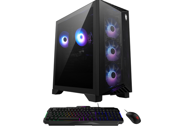 MSI Aegis Z Gaming Desktop PC, AMD Ryzen 7 7700, RTX 4060 Ti, 32GB DDR5 5600MHz,