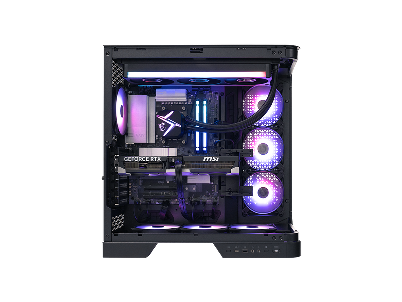 MSI Vision ZS Gaming Desktop AMD Ryzen 9 9900X NVIDIA GeForce RTX 5070 TI 64GB