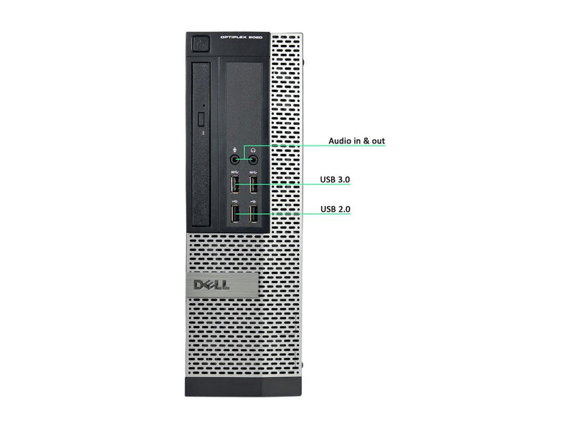 DELL 9020-SFF Desktop Computer Intel Core i5 4th Gen 4570 (3.20 GHz) 16 GB 2 TB