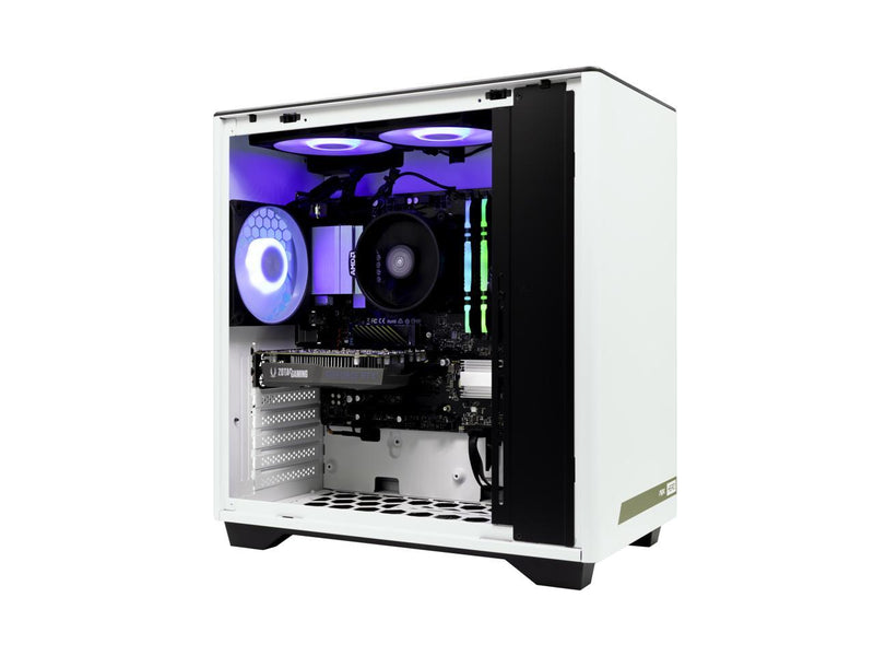 MEK HERO AI Enhanced Gaming PC Desktop Computer - NVIDIA GeForce RTX 3050, AMD