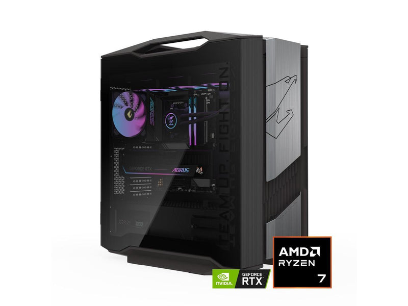 GIGABYTE AORUS Gaming Desktop PC, AMD Ryzen 7 9800X3D, AORUS RTX 5090, 64GB DDR5