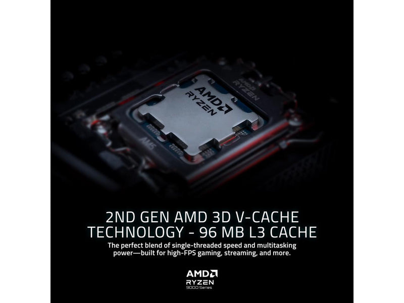 GIGABYTE AORUS Gaming Desktop PC, AMD Ryzen 7 9800X3D, GIGABYTE RTX 5080, 64GB
