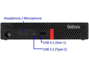 Lenovo ThinkCentre M920Q Desktop Tiny Intel Core i5-8500T 16GB RAM 256 GB SSD