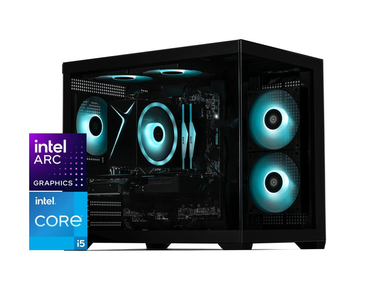 STORMCRAFT Gaming PC SIRIUS Intel Core i5-14400F Intel Arc B580 12GB OC ASROCK –