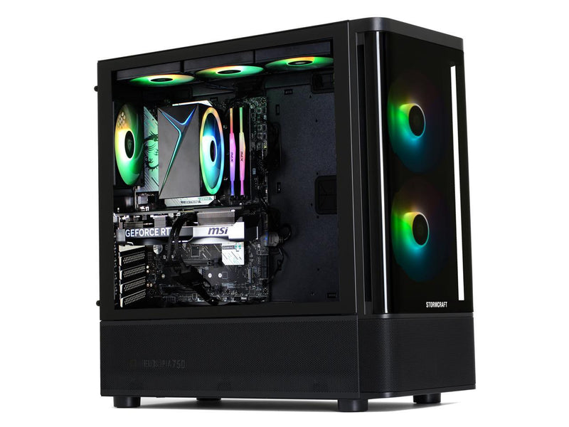 STORMCRAFT Gaming PC SKYHAWK PRO AMD Ryzen 7 7700 NVIDIA Geforce RTX 5070 – AI