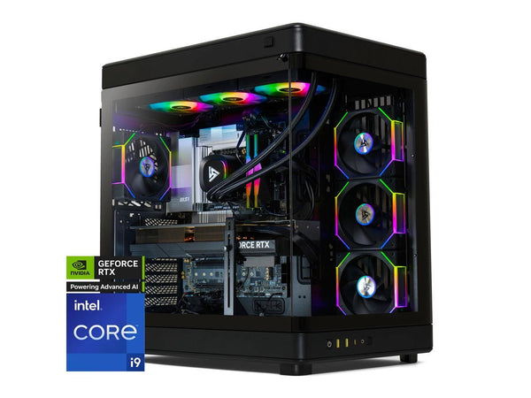 STORMCRAFT Gaming PC WIZARD Intel Core i9-14900KF NVIDIA GeForce RTX 5080 – AI