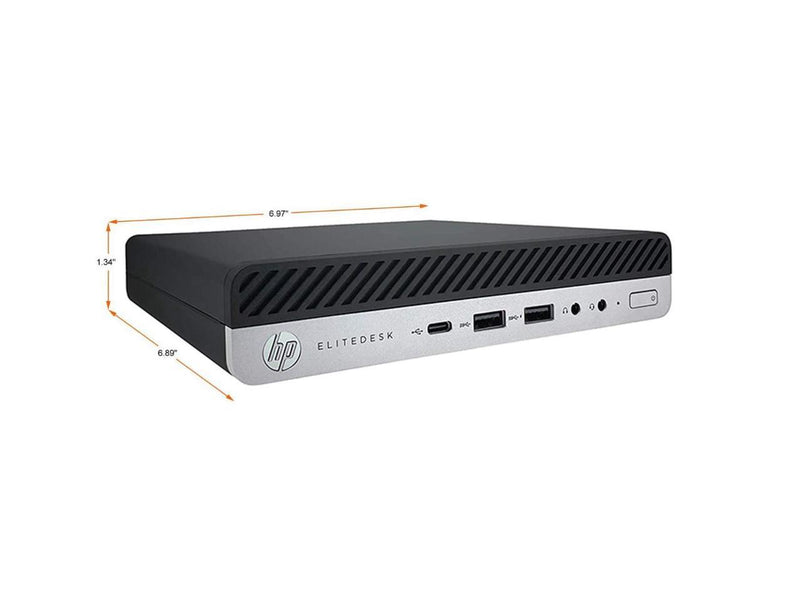 HP EliteDesk 800 G5 Mini Desktop Intel Core i5-9500T 2.20 GHz 16 GB RAM 256 SSD