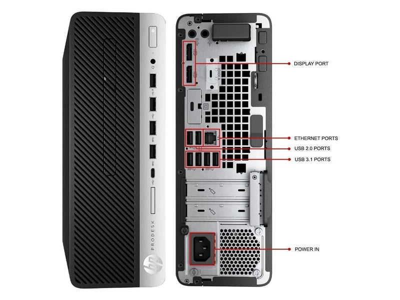HP ProDesk 600 G5 SFF Desktop Intel i7-9700 32GB DDR4 Memory 256 GB SSD Windows