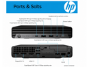 HP ProDesk 400 G9 Mini Desktop Intel Core i5-12500T 16GB RAM 256GB NVMe SSD
