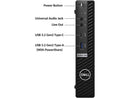 Dell OptiPlex 7080 Micro Form Factor Desktop PC Intel Core i5-10600T 6-Core