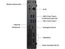 Dell OptiPlex 7080 Micro Form Factor Desktop PC Intel Core i5-10600T 6-Core