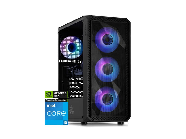 Yeyian Tanto Gaming PC Desktop, Intel Core i5-13400F, Nvidia RTX 4060, 16GB DDR5