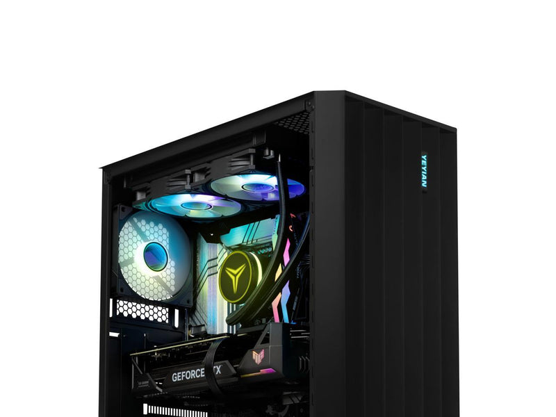 Yeyian Phoenix Glass Gaming Desktop PC, Intel Core i7 14700KF, Nvidia GeForce