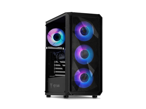 Yeyian Tanto Gaming PC Desktop, Intel Core i5-14400F - AI Accelerated, NVIDIA