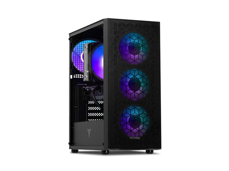 Yeyian Yumi Gaming Desktop PC, AMD Ryzen 7 5700X, NVIDIA GeForce RTX 4060 - AI