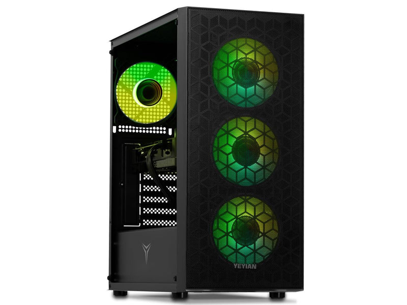 YEYIAN Gaming Desktop PC YUMI INTEL Core i5-14400F GeForce RTX5060 8GB 32GB DDR5