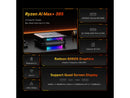 BOSGAME M5 Mini Desktop Computer, AMD Ryzen AI Max+ 395 (5.1GHz), 128GB LPDDR5X