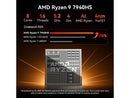 GEEKOM Mini PC A7 MAX AMD Ryzen 9 7940HS 16GB DDR5 1TB SSD AMD Radeon 780M
