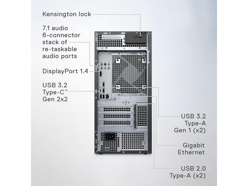 Dell XPS 8960 Desktop Intel Core i7-14700 2.10 GHz NVIDIA GeForce RTX 4060 64GB