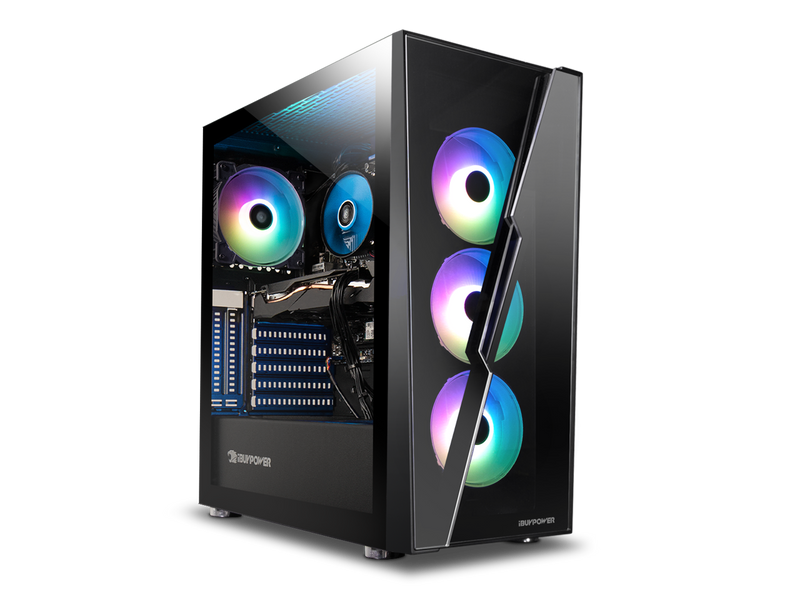 iBUYPOWER Gaming Desktop SlateHakoI5N3601 Intel Core i5 12th Gen 12400F