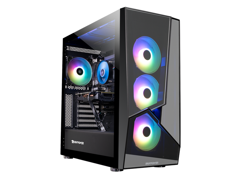 iBUYPOWER Gaming Desktop Intel Core i7-11700F 3.60 GHz AMD Radeon RX 6600 16 GB