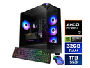 iBUYPOWER Gaming Desktop PC AMD Ryzen 7 7800X3D 32GB DDR5 1TB SSD GeForce RTX