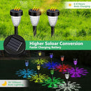 Ornnut 10 Pack Pathway Lights, IP65 Waterproof, Color Changing + Cool White - Like New