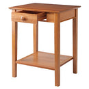 Winsome Studio End Table/Printer Stand with Drawer 29" B000NPOSPK - Honey - Brand New