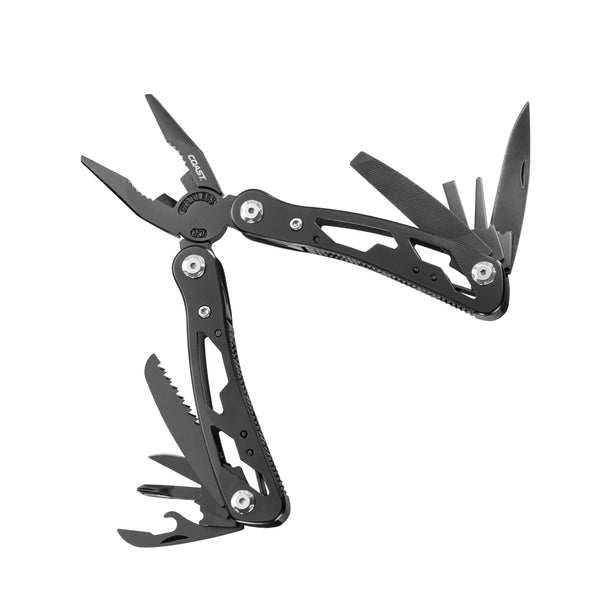 COAST 11-IN-1 MULTI-TOOL SPRING-ASSISTED MULTI-PLIER CT225 - BLACK - Like New