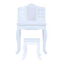 Fantasy Fields Little Princess Anna Vanity Set Mirror Drawer Stool - White - Brand New