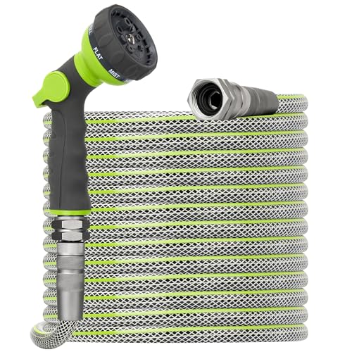 BLUEBALA FLEXIBLE GARDEN HOSE 100 FT WIRE PATTERN - Scratch & Dent